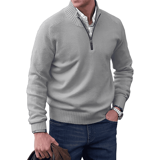 Jones | Eleganter Pullover mit Reißverschluss