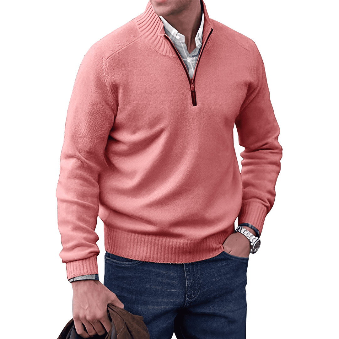 Jones | Eleganter Pullover mit Reißverschluss