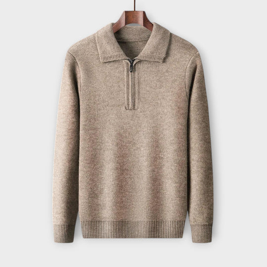 Merino - Eleganter & gemütlicher Half-Zip Pullover