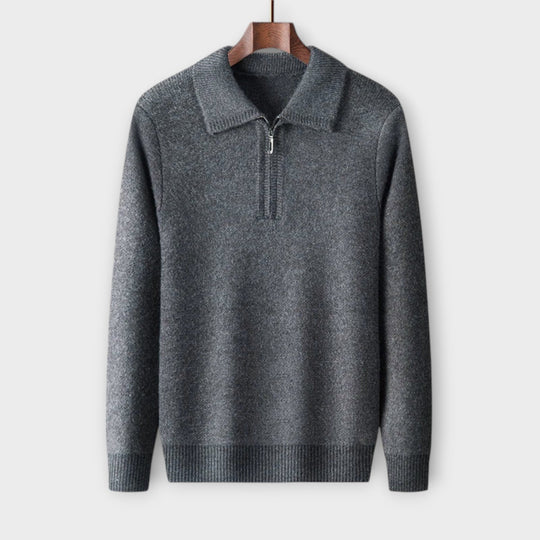 Merino - Eleganter & gemütlicher Half-Zip Pullover